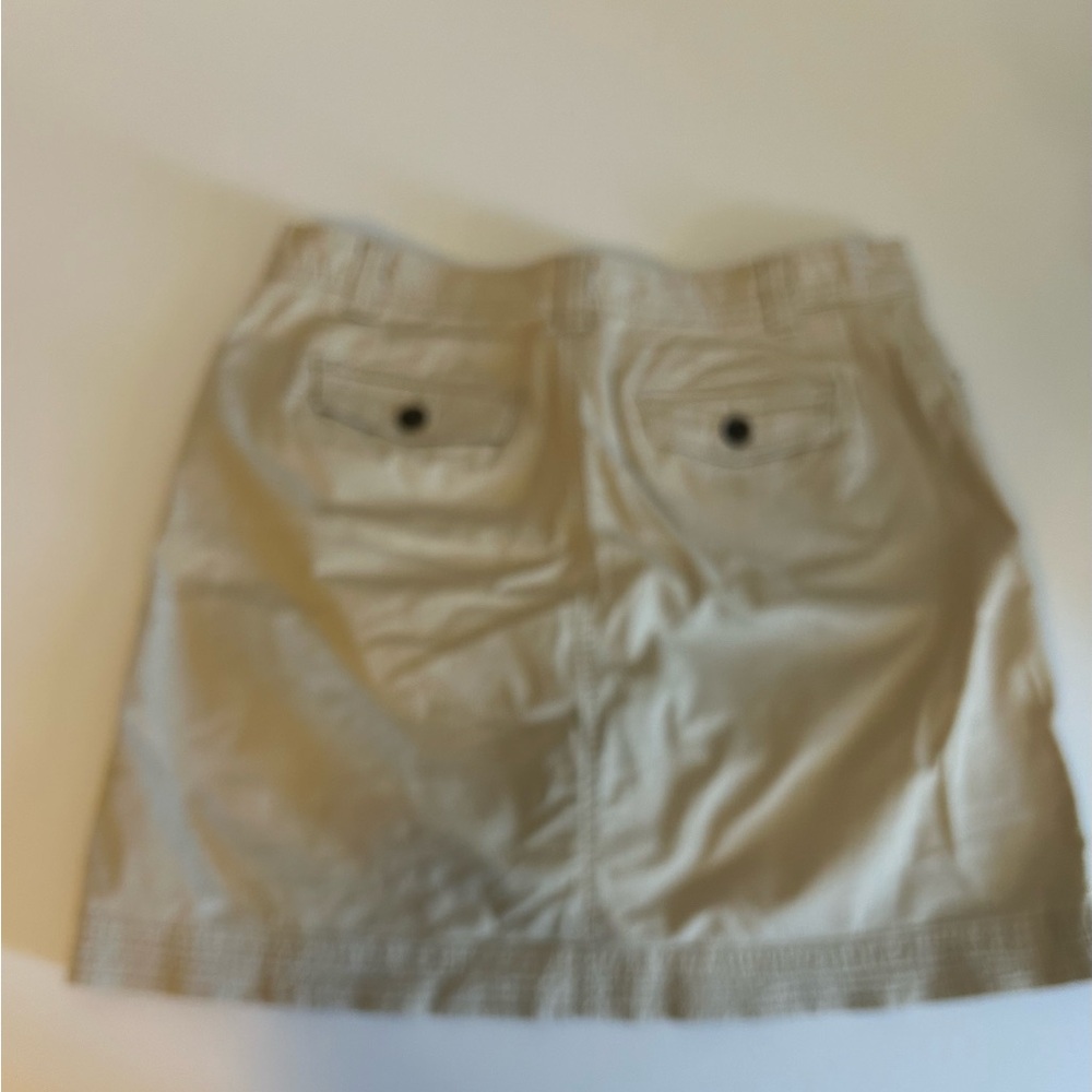 Croft & Barrow Beige Skort with Pockets - Picture 4 of 7